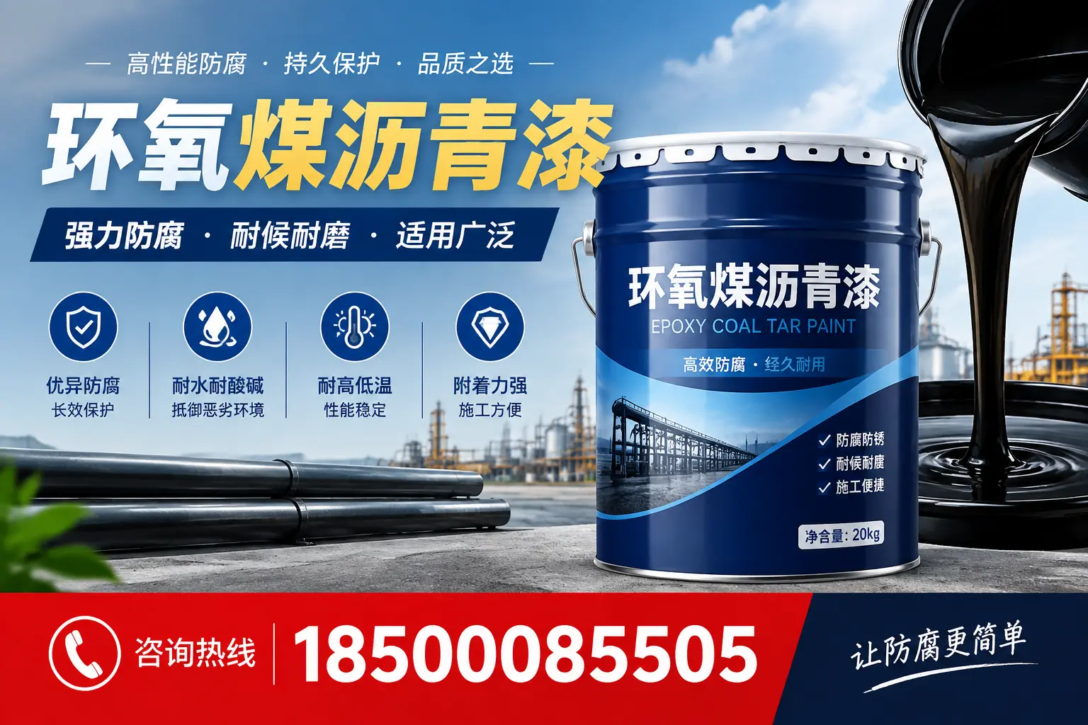 环氧煤沥青漆在不同气候条件下的表现分析，铁岭适用性